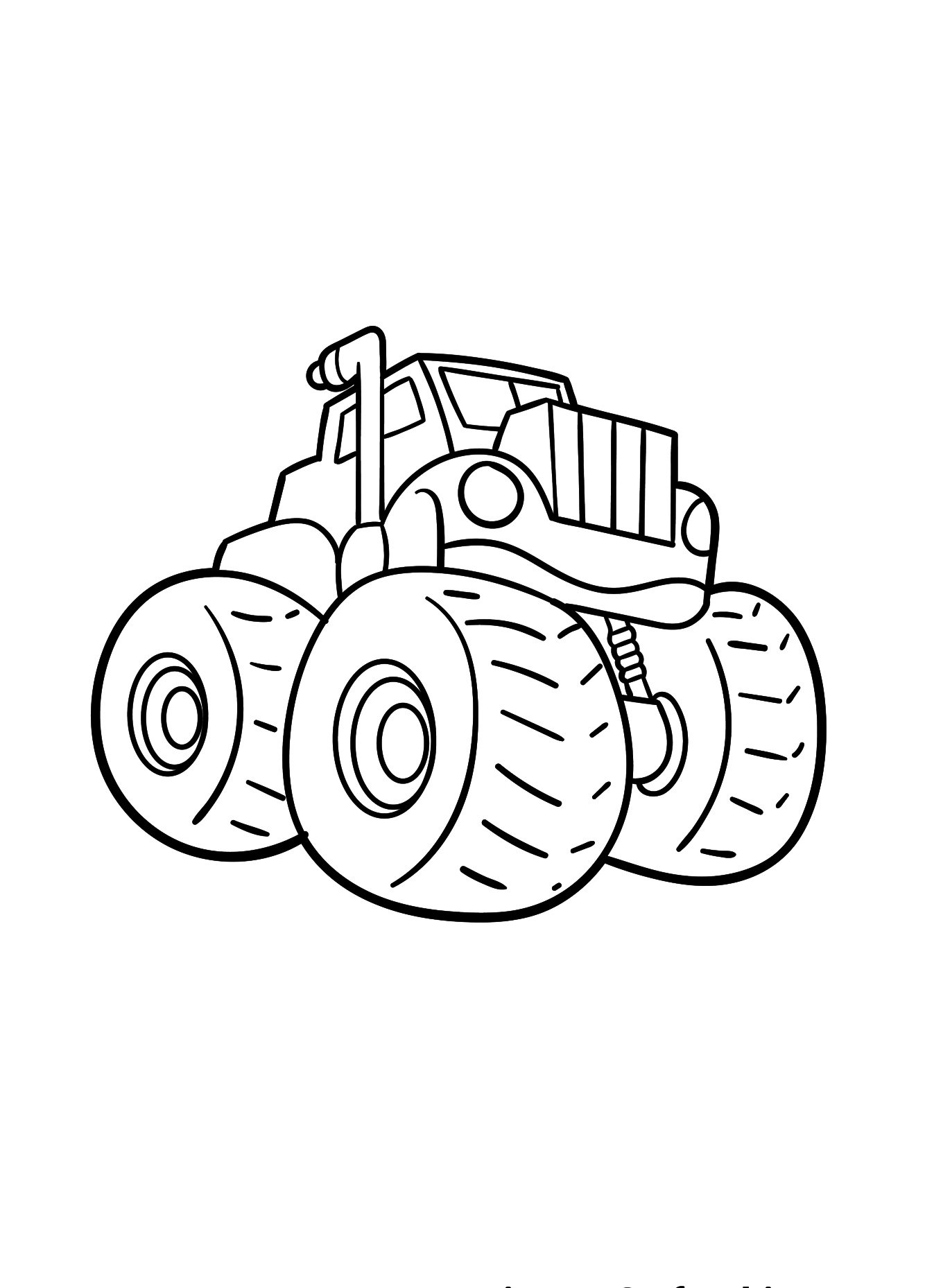 Monster Truck Coloring Page 2 monster truck coloring page download