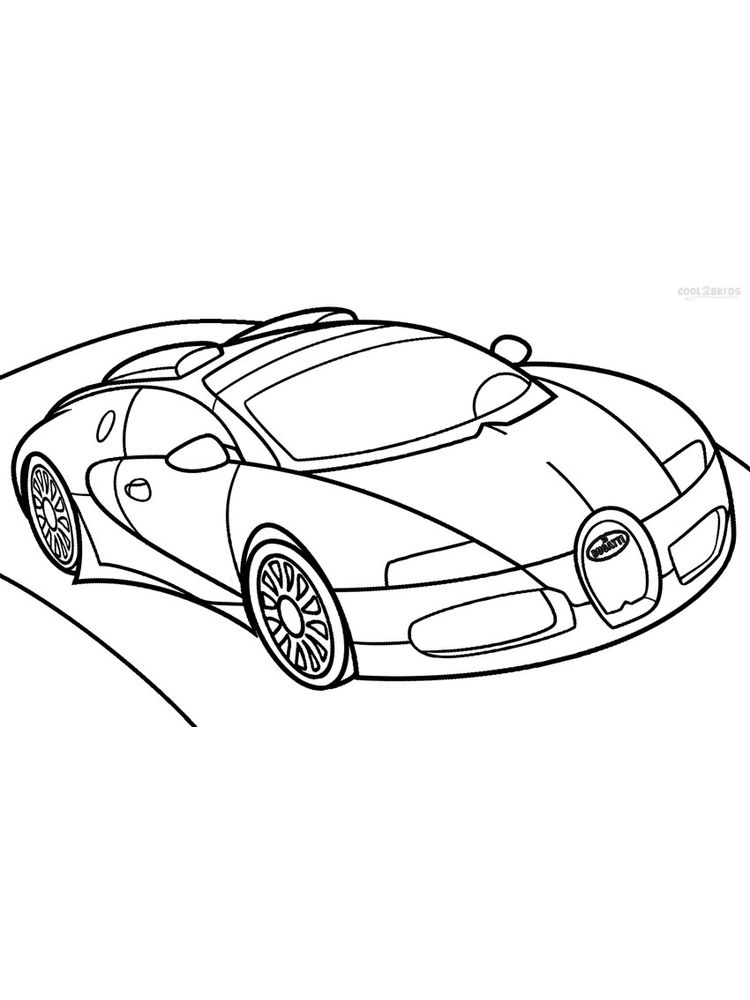 Speed into Style with Bugatti Coloring Page 6 printable bugatti coloring pages printable