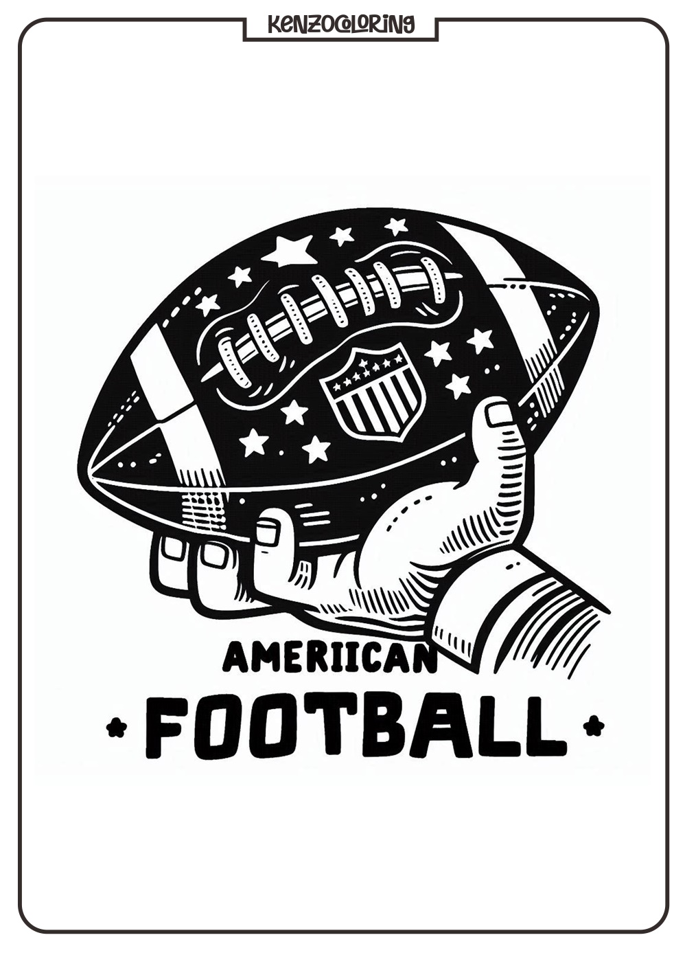 American Footbal Coloring Pages 2 american football coloring online pages