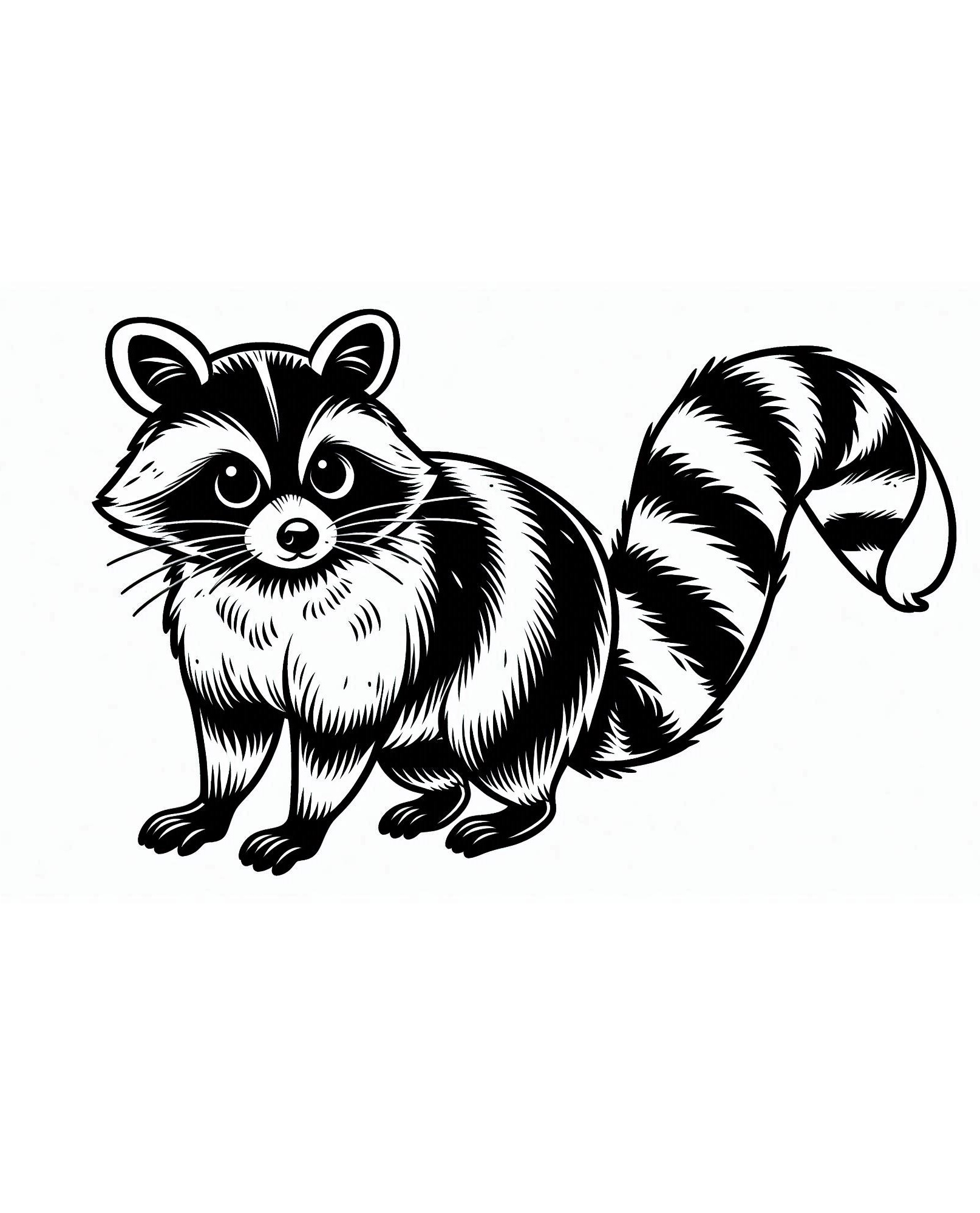 Welcome to the Raccoon Coloring Page 1 Raccoon Coloring Pages - kenzocoloring.org
