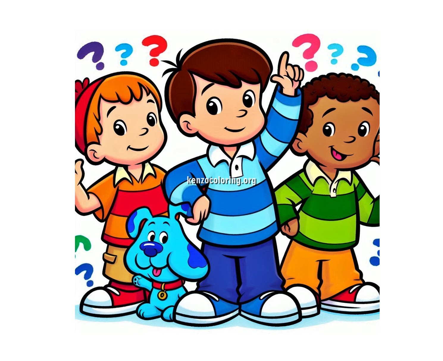 Blues Clues Coloring Page 3 Image a Blues Clues Coloring Pages