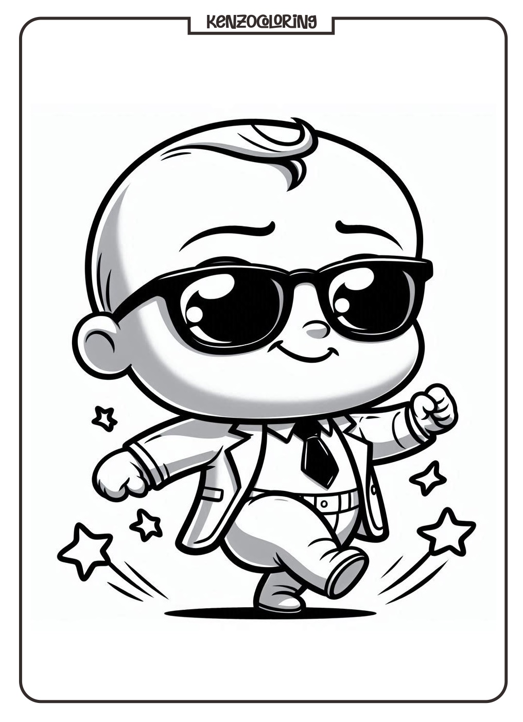Baby Boss Coloring Page 4 baby boss coloring pages - kenzocoloring.org