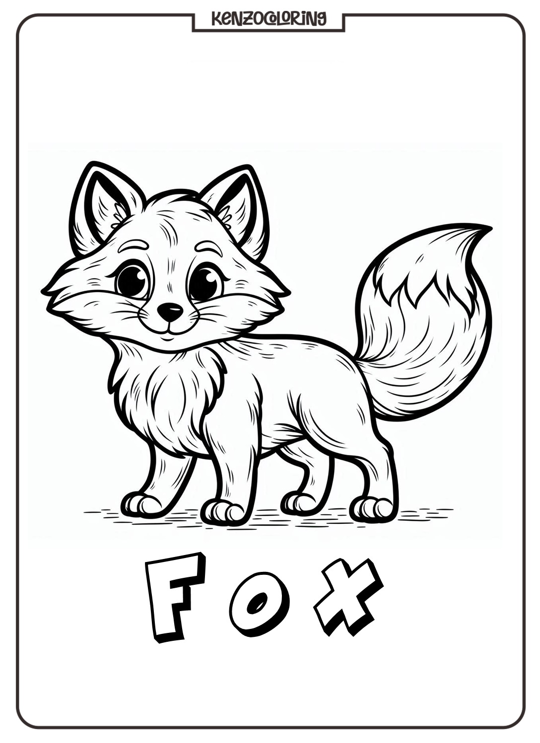 Agile Forest Animals Fox Coloring Image 3 coloring pages fox animal