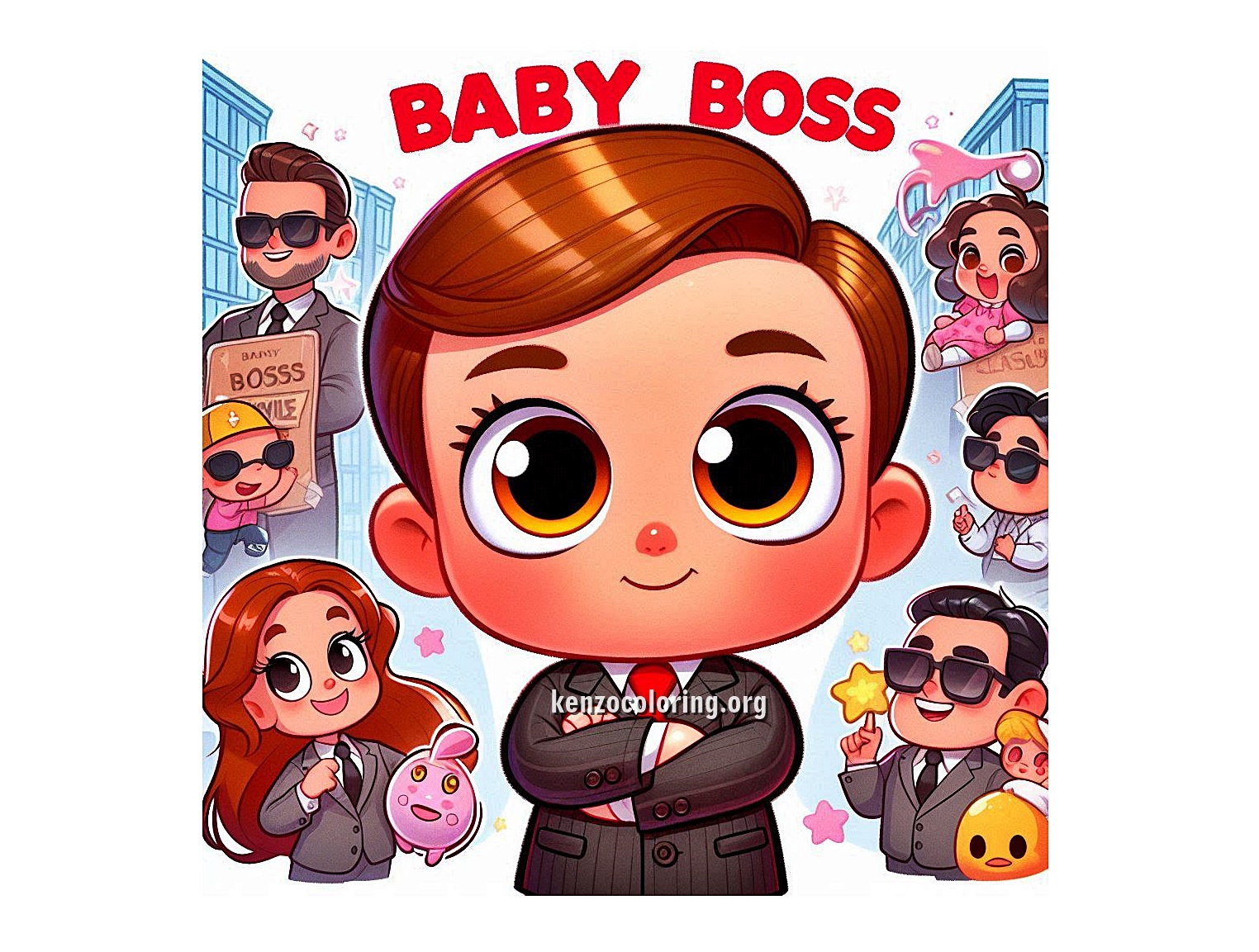 Baby Boss Coloring Page 5 image a baby boss coloring