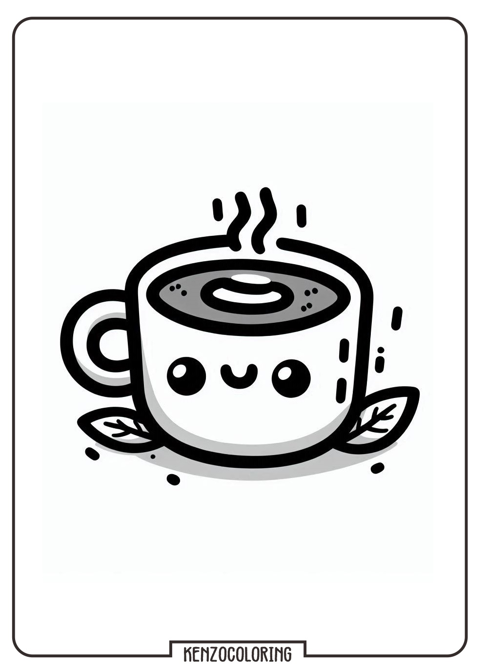 Welcome to the Coffee Coloring Pages! 3 Coffee Coloring Pages for Kids - kenzocoloring.org