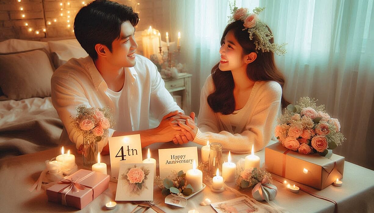 87 Heartfelt 4th Wedding Anniversary Wishes for Husband That Deepen Your Bond