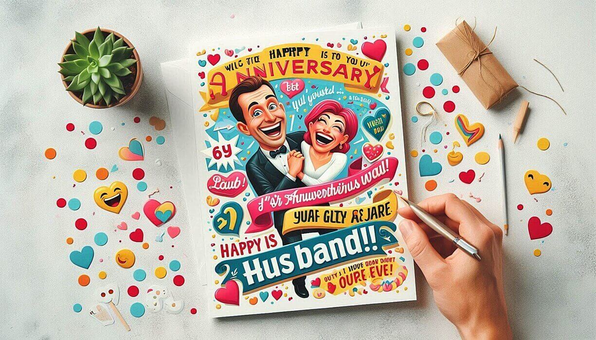 98 Funny Anniversary Wishes for Husband on Facebook to Make Him LOL