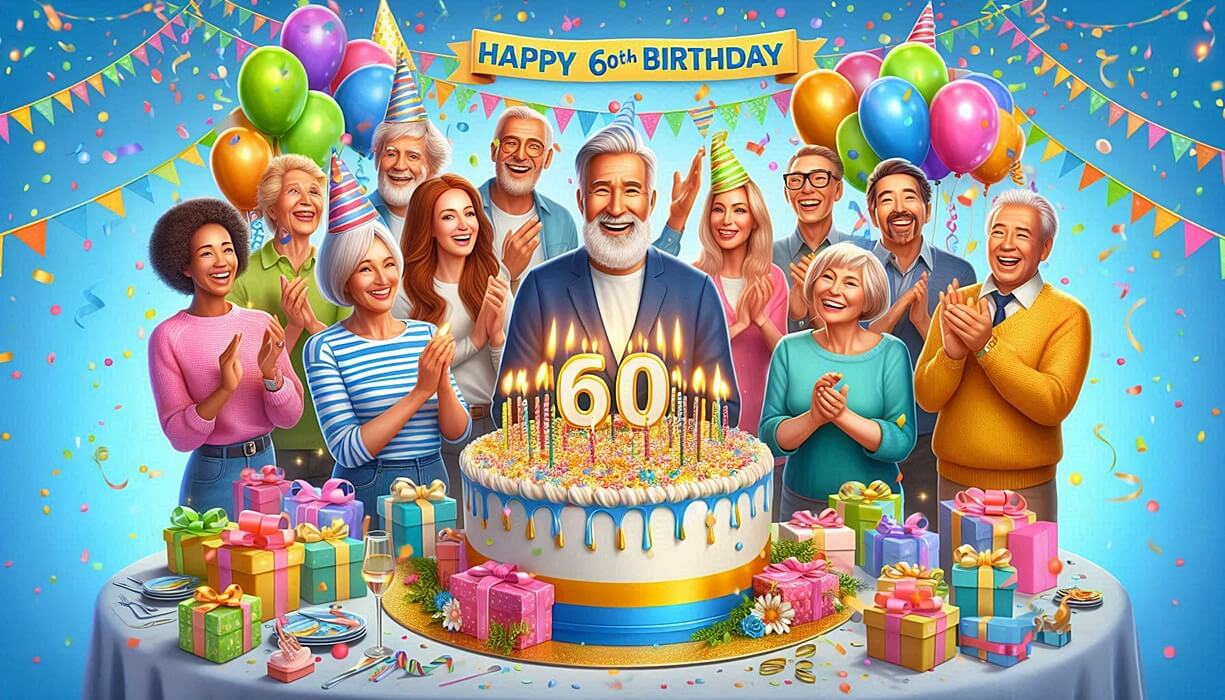 98 Heartfelt & Joyful Happy Birthday Wishes for 60th Milestone Celebrations