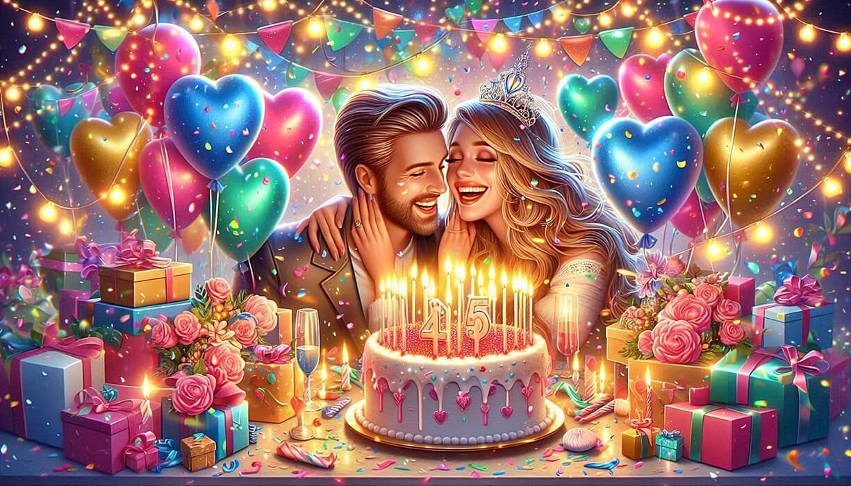 98 Heartfelt Happy Birthday Wishes to Lovers That Sparkle with Joy