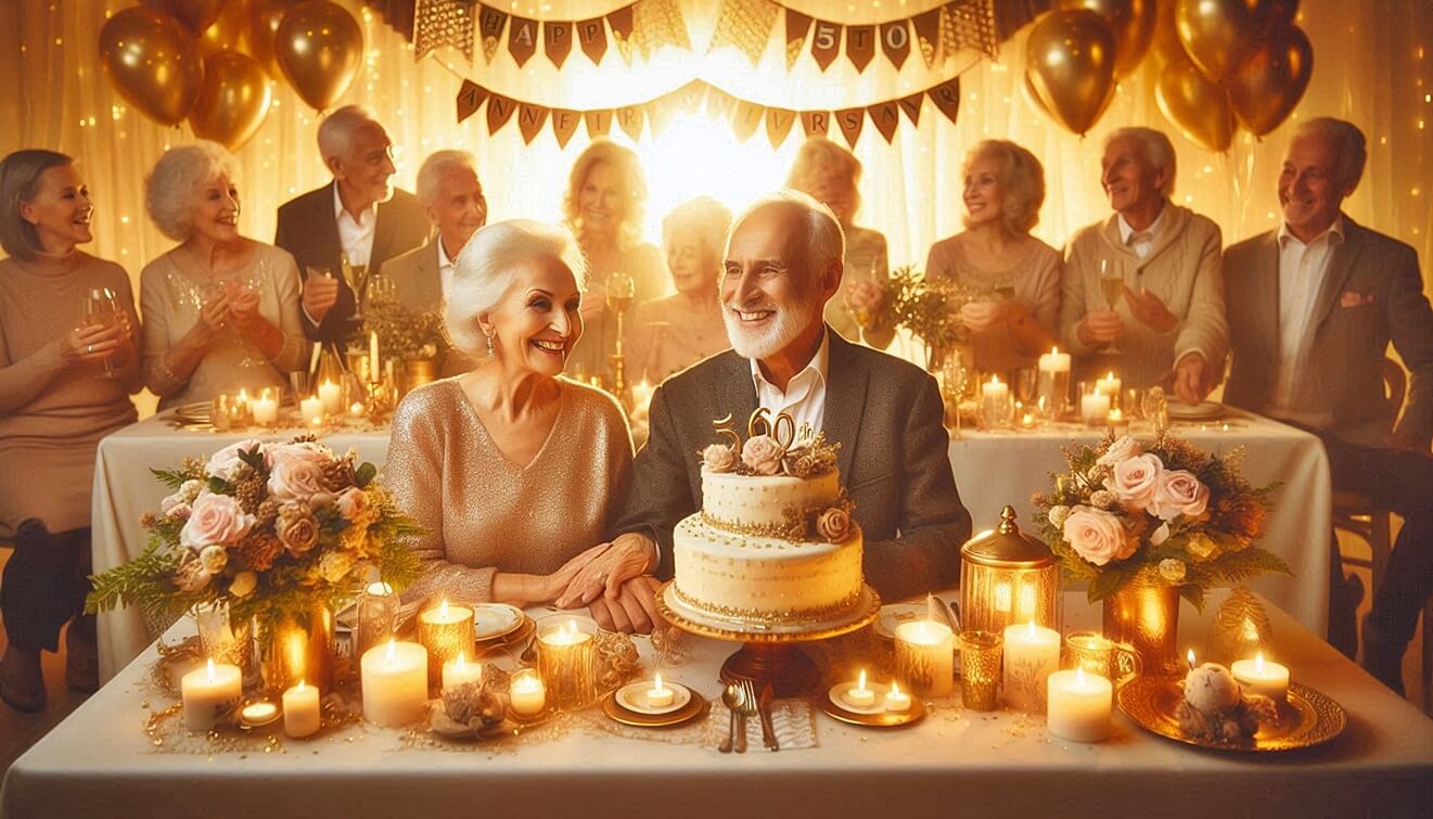 89 Heartfelt 50th Wedding Anniversary Wishes for Friends & Family