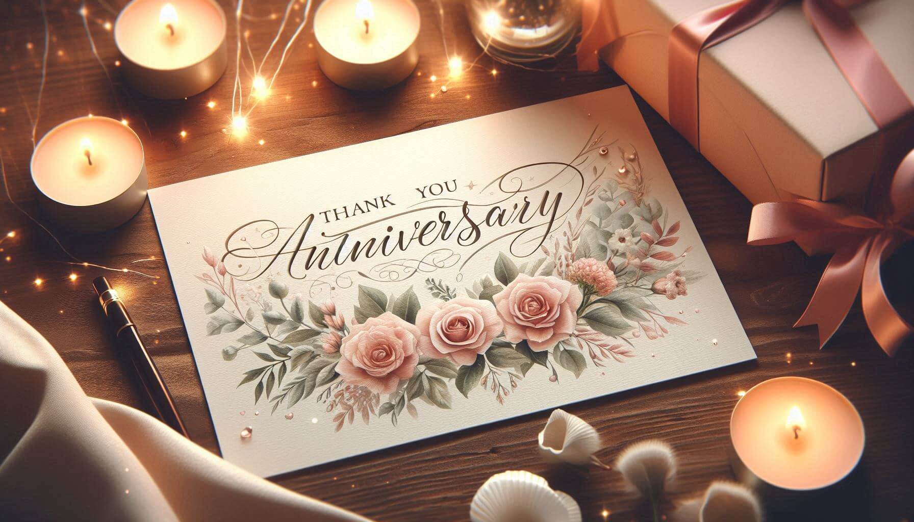 83 Heartfelt Thank You Note for Anniversary Wishes: Your Complete Guide