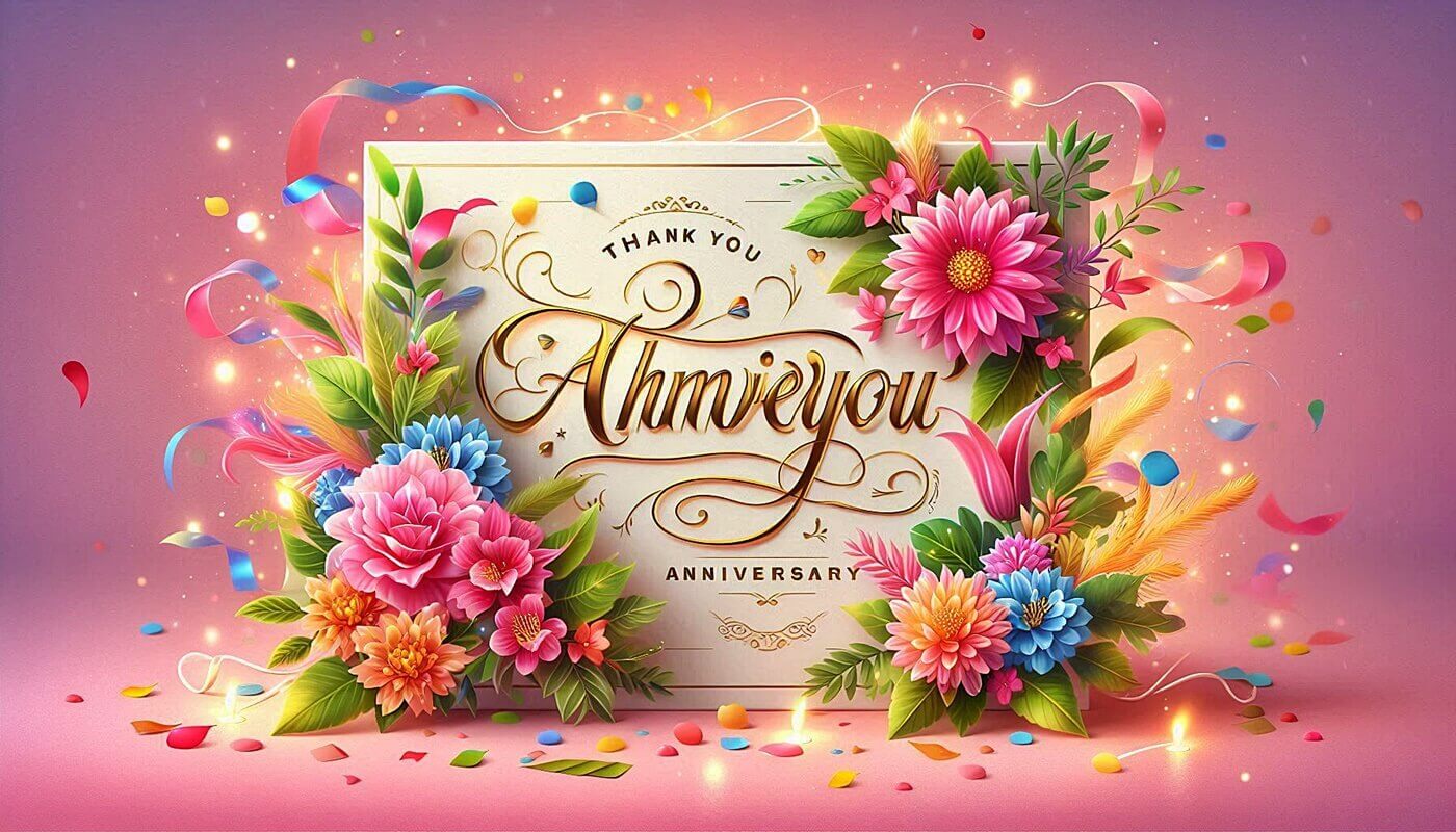 85 Thank You for Anniversary Wishes Message Ideas to Share Your Gratitude