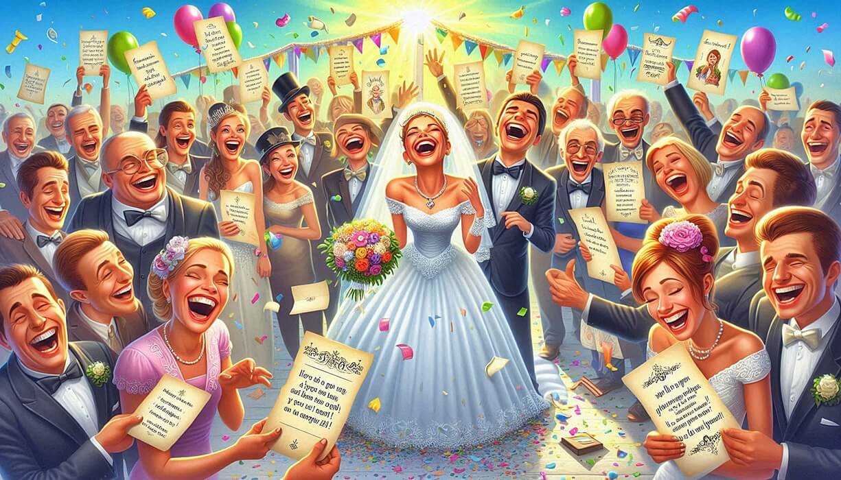 96 Hilarious Wedding Wishes Poems to Make Everyone Laugh
