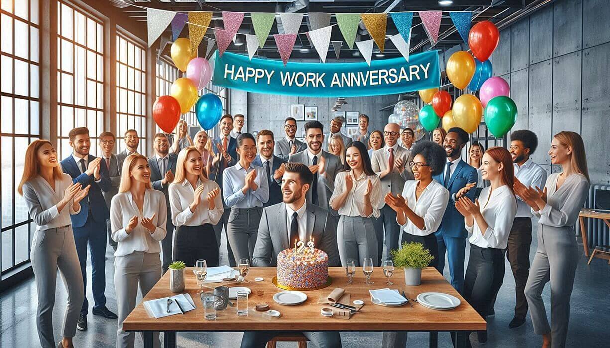 94 Professional Work Anniversary Wishes to Celebrate Milestones and Boost Morale