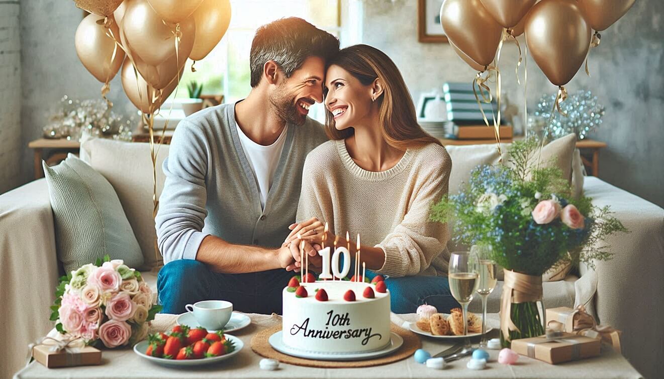 89 Heartfelt 10th Anniversary Wishes For Couple Celebrating a Decade
