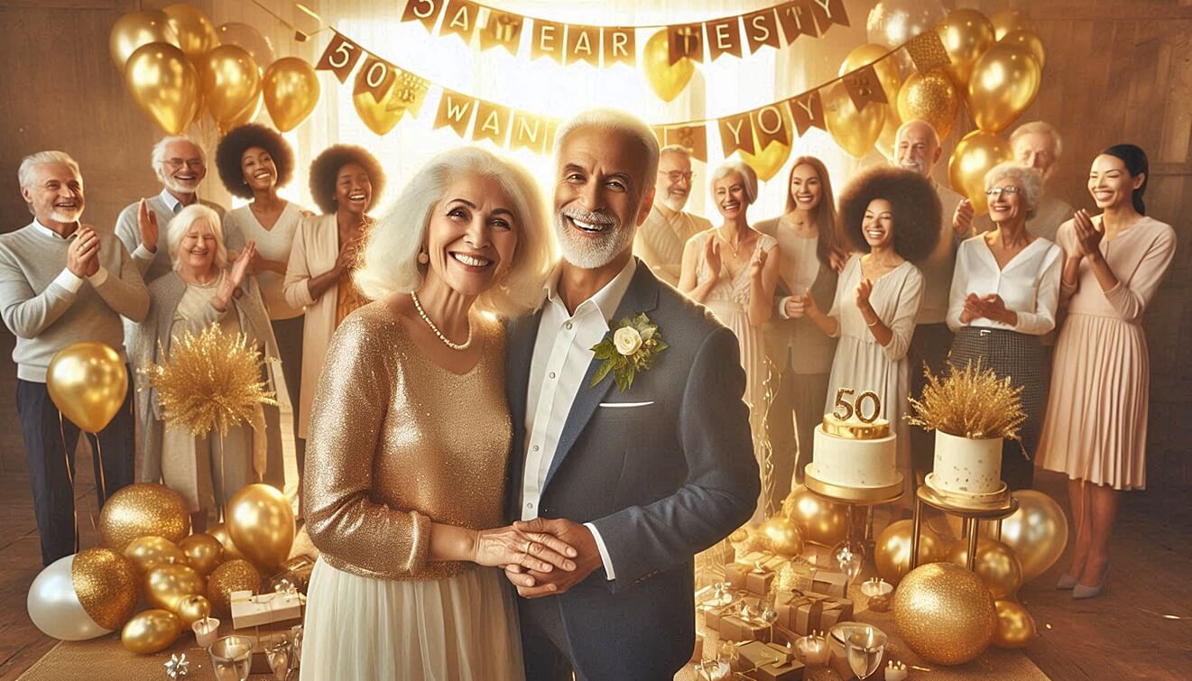 91 Heartfelt 50th Anniversary Wishes For Friends to Celebrate Their Golden Milestone