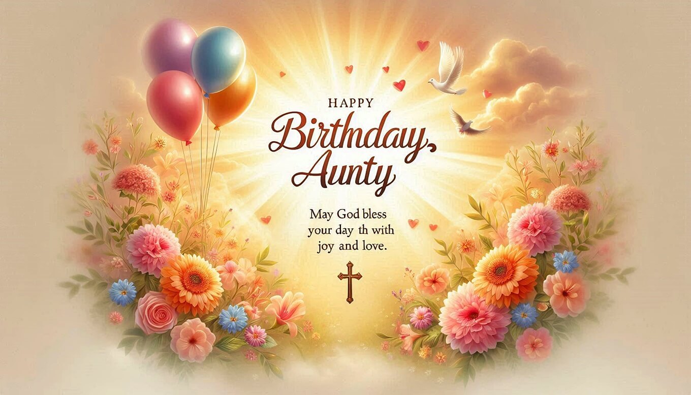 83 Inspiring Christian Happy Birthday Wishes for Aunty to Bless Her Day