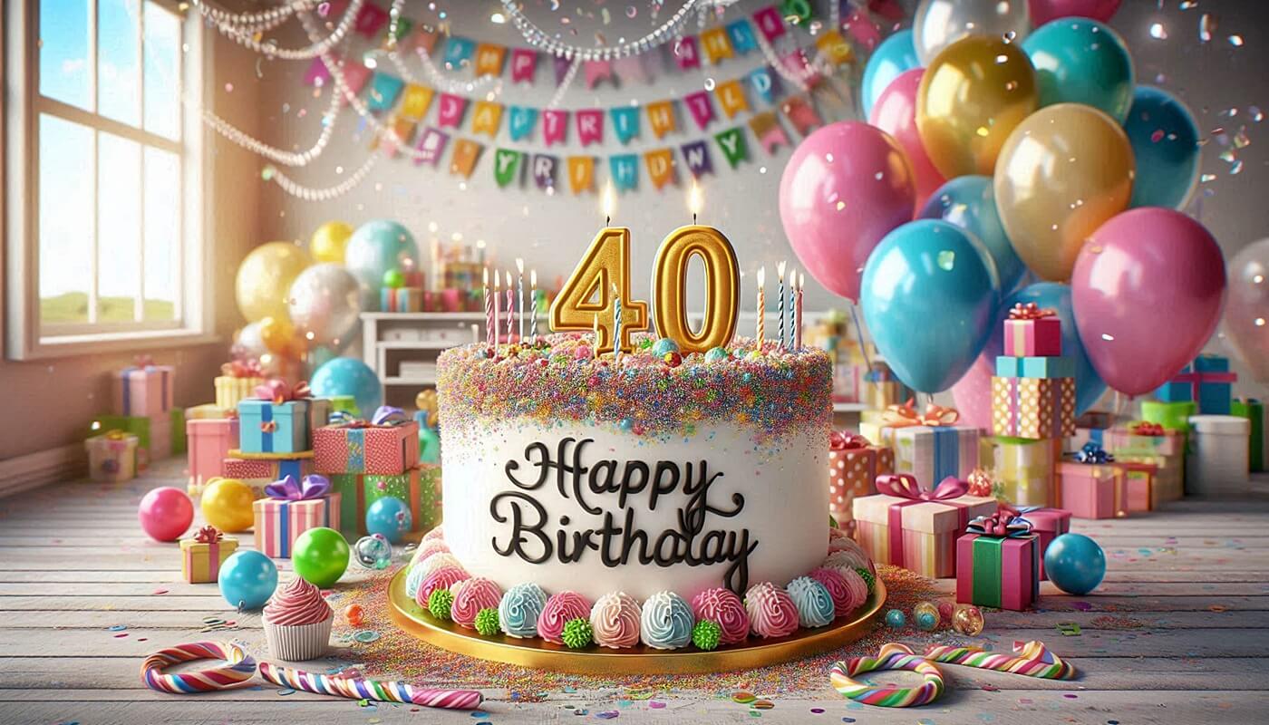 93 Heartfelt Happy Birthday Wishes 40: Make Their Milestone Shine