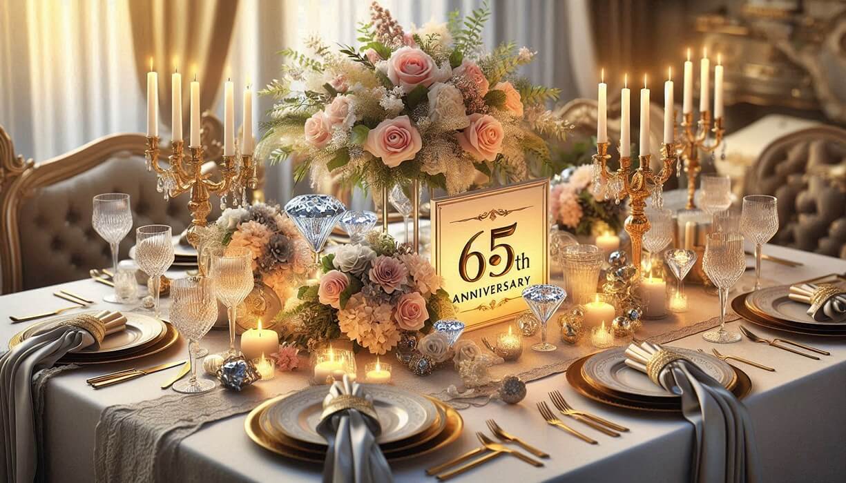 84 Thoughtful 65th Wedding Anniversary Wishes to Honor a Diamond Jubilee