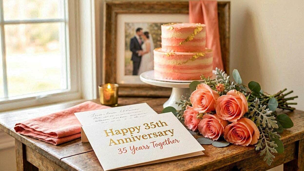 84 Heartfelt 35th Wedding Anniversary Wishes to Honor a Coral Anniversary