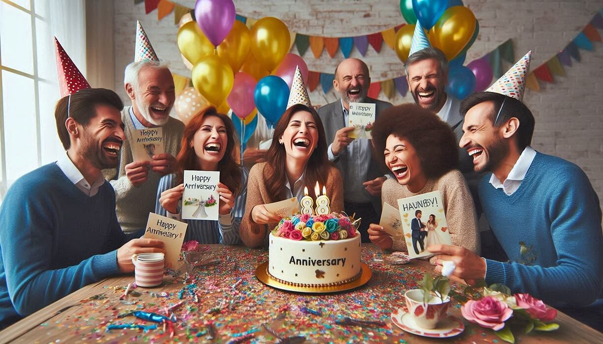 97 Hilarious Wedding Anniversary Wishes for Friends to Make Them Laugh
