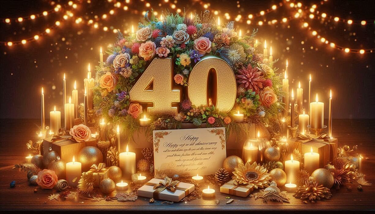 115 Heartfelt 40th Wedding Anniversary Wishes and Messages to Celebrate Ruby Love
