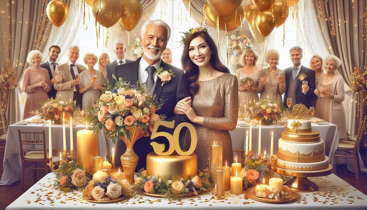 98 Timeless Wishes for 50th Wedding Anniversary to Celebrate Golden Love