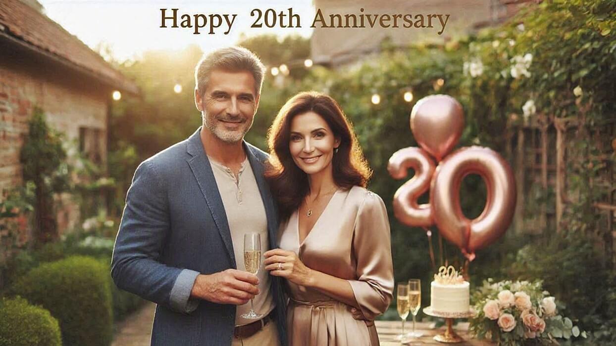 87 Heartfelt Wishes for 20th Wedding Anniversary to Celebrate Porcelain Love