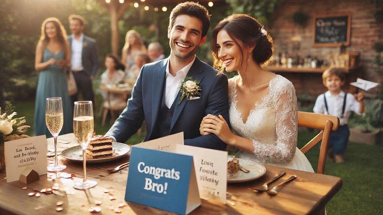 87 Heartfelt & Funny Wedding Wishes for Brother to Make His Day