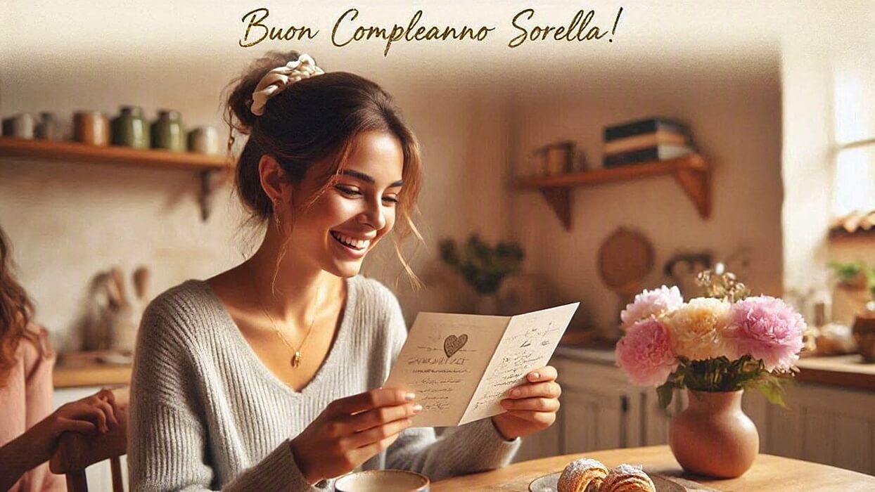 108 Italian happy birthday wishes for sister to make her smile today!!