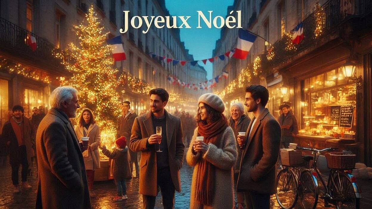 87 French short merry christmas and happy new year wishes for you now!