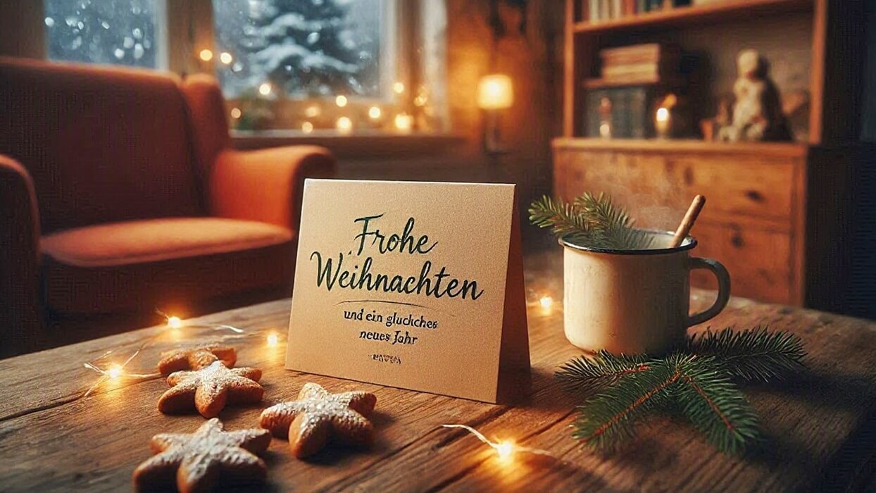 89 German merry christmas and advance happy new year wishes For Family