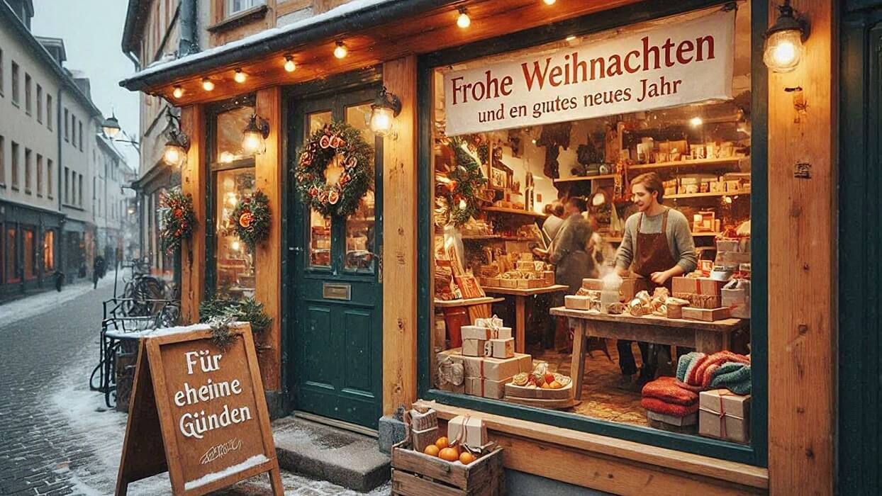 87 German merry christmas and happy new year wishes for customers here