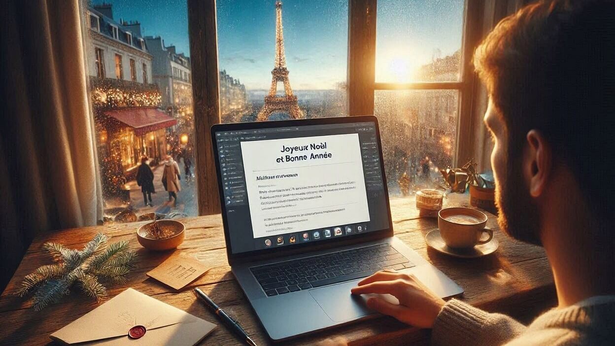 108 French merry christmas and happy new year email wishes for sending