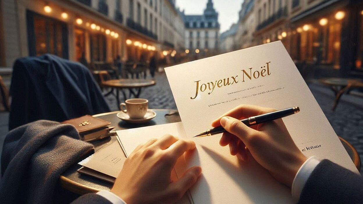 87 French merry christmas and happy new year formal wishes for Writing