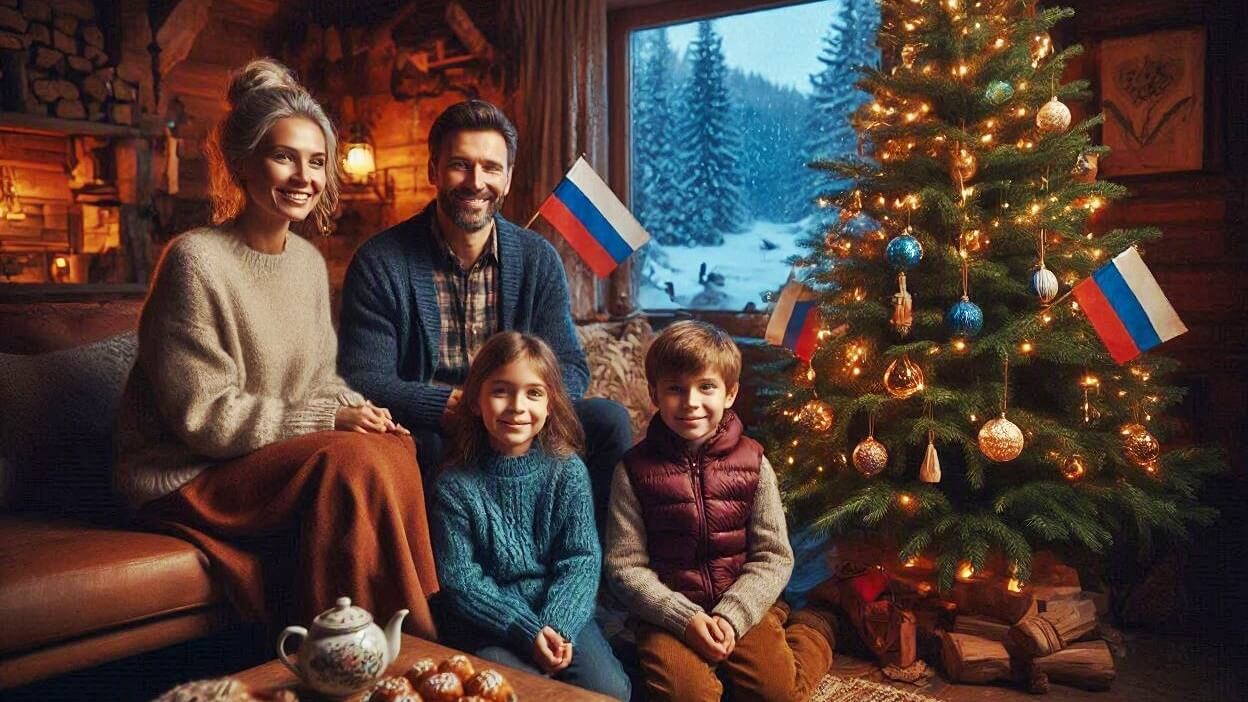 71 Russian simple merry christmas and happy new year wishes Collection