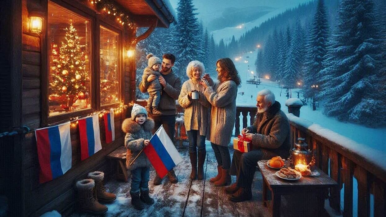 88 Russian happy holidays merry christmas and happy new year wishes OK