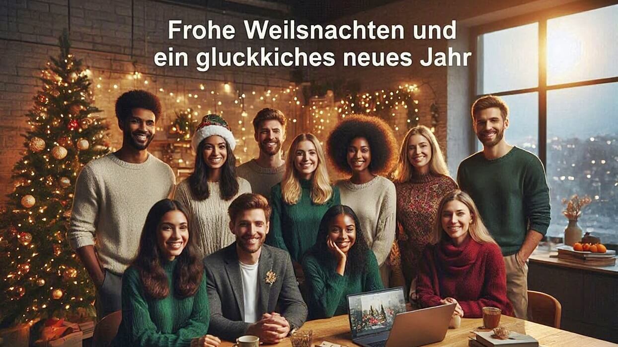 87 German merry christmas and happy new year wishes for staff for team
