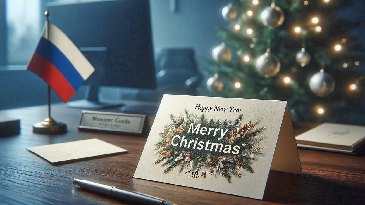 84 Russian formal merry christmas and happy new year wishes for emails