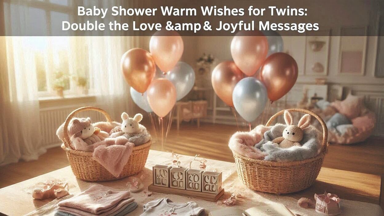 87 Baby Shower Warm Wishes for Twins: Double the Love & Joyful Messages