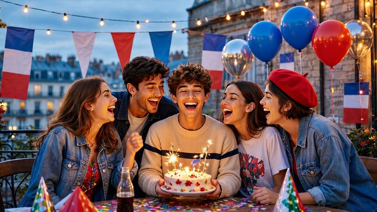 80 French happy birthday wishes: joyful messages for your special day!